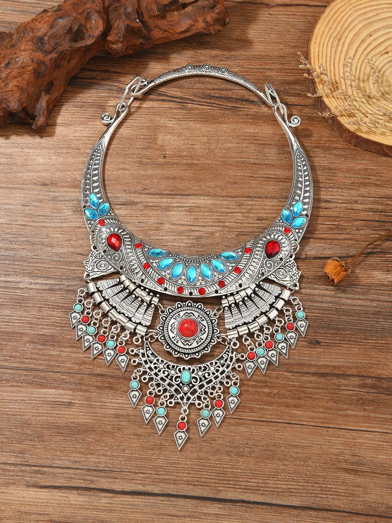 Valencia Vintage Drop Necklace