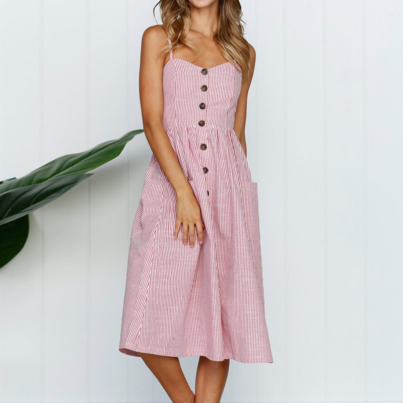 Button-Up Sundress