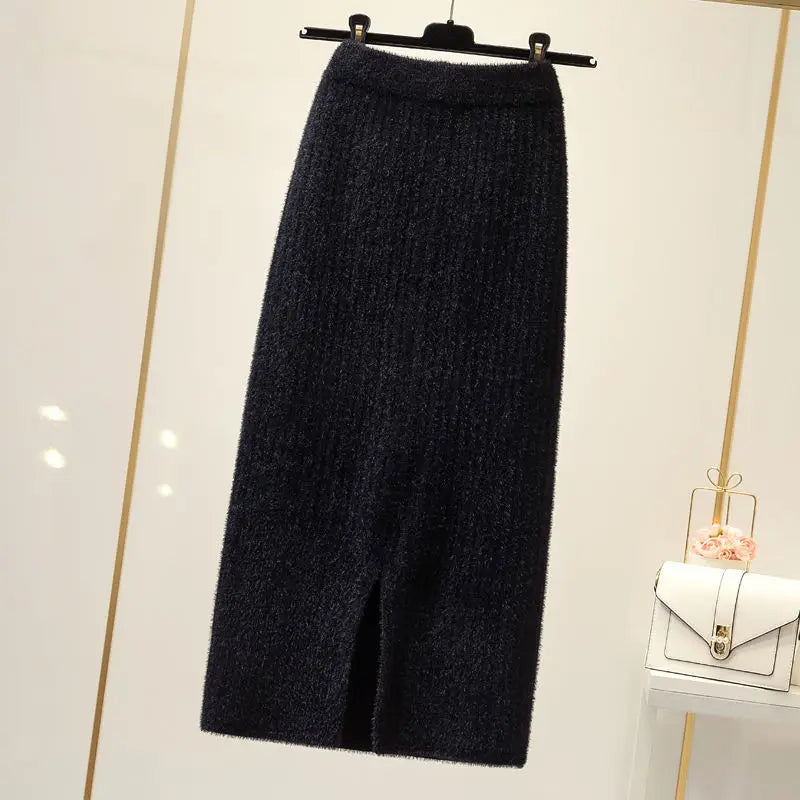 Warm Knitted Skirt