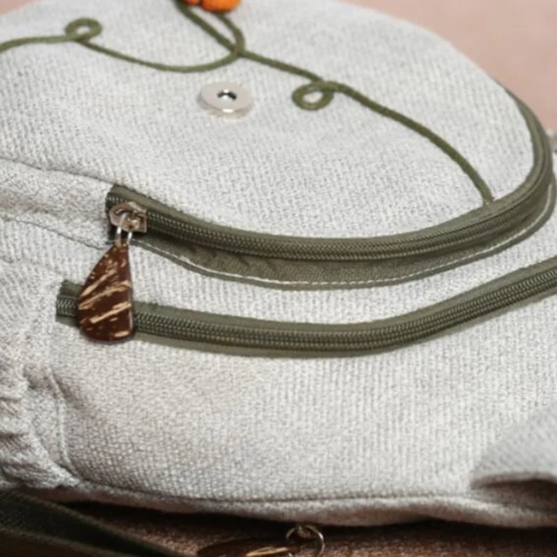 Ethnic Floral Backpack