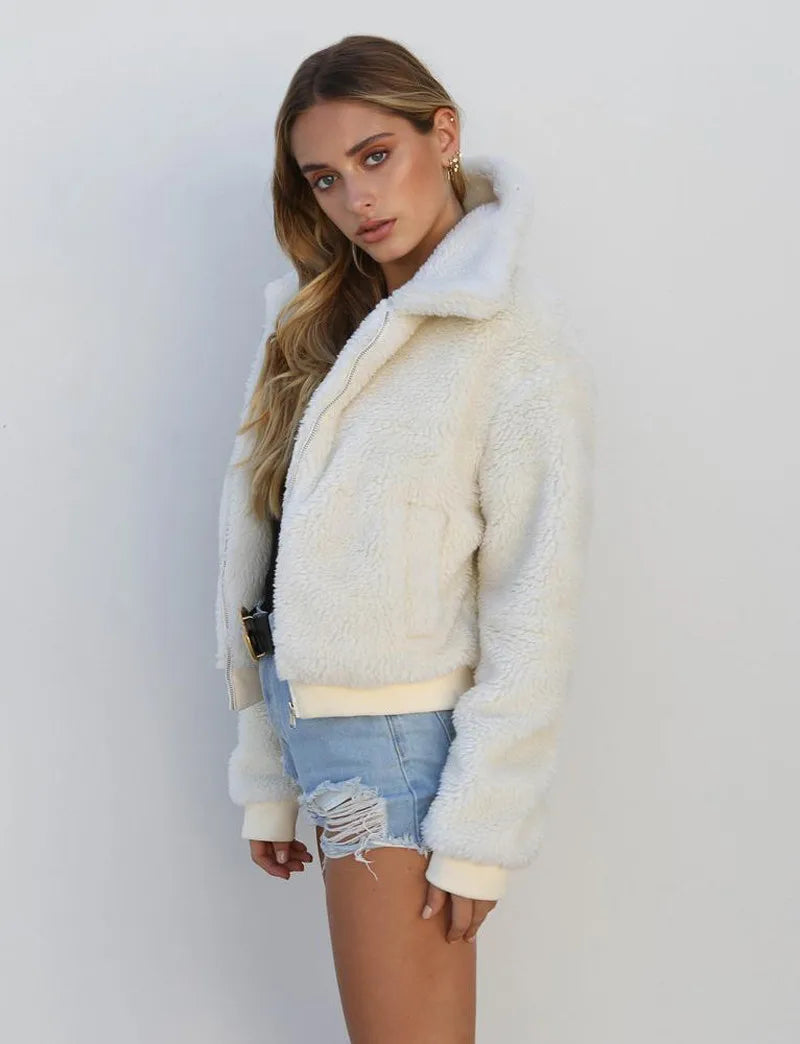 Teddy Bear Pocket Fleece Jacket