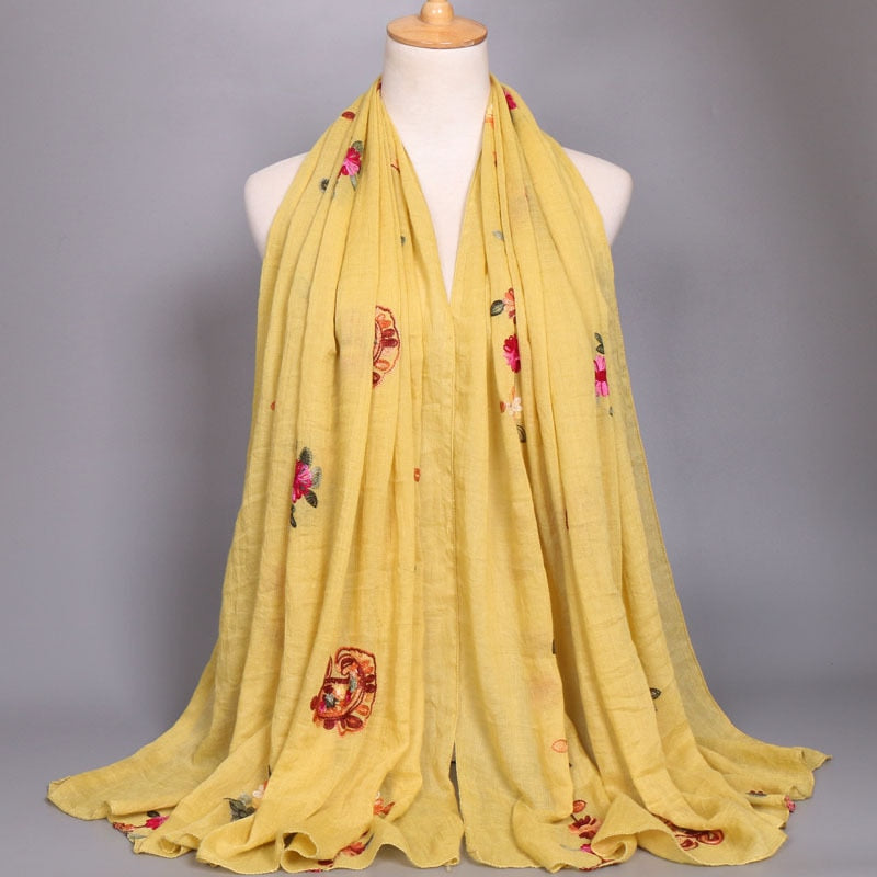Floral Pashmina Scarf