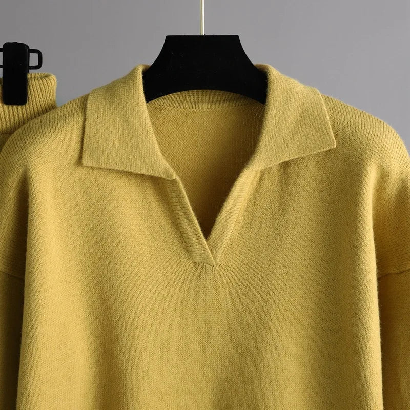 Cashmere Two Piece Sweater and Pants