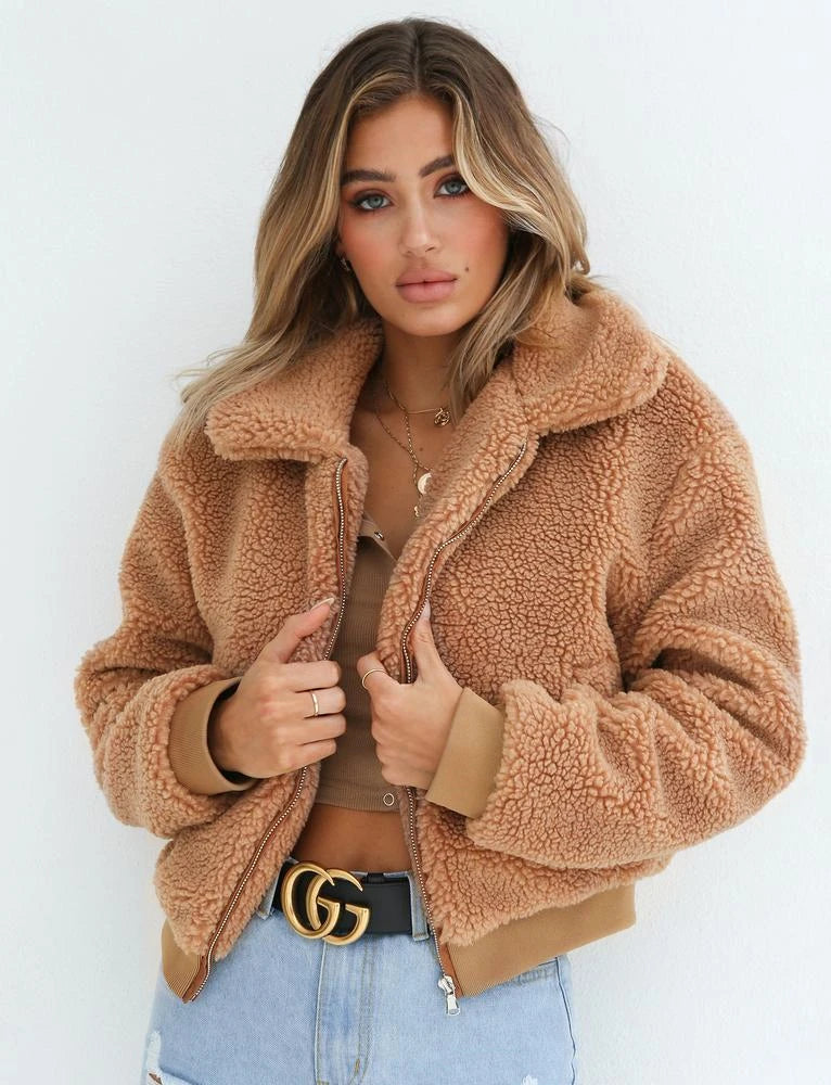 Teddy Bear Pocket Fleece Jacket