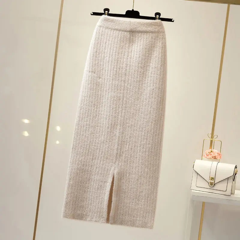 Warm Knitted Skirt