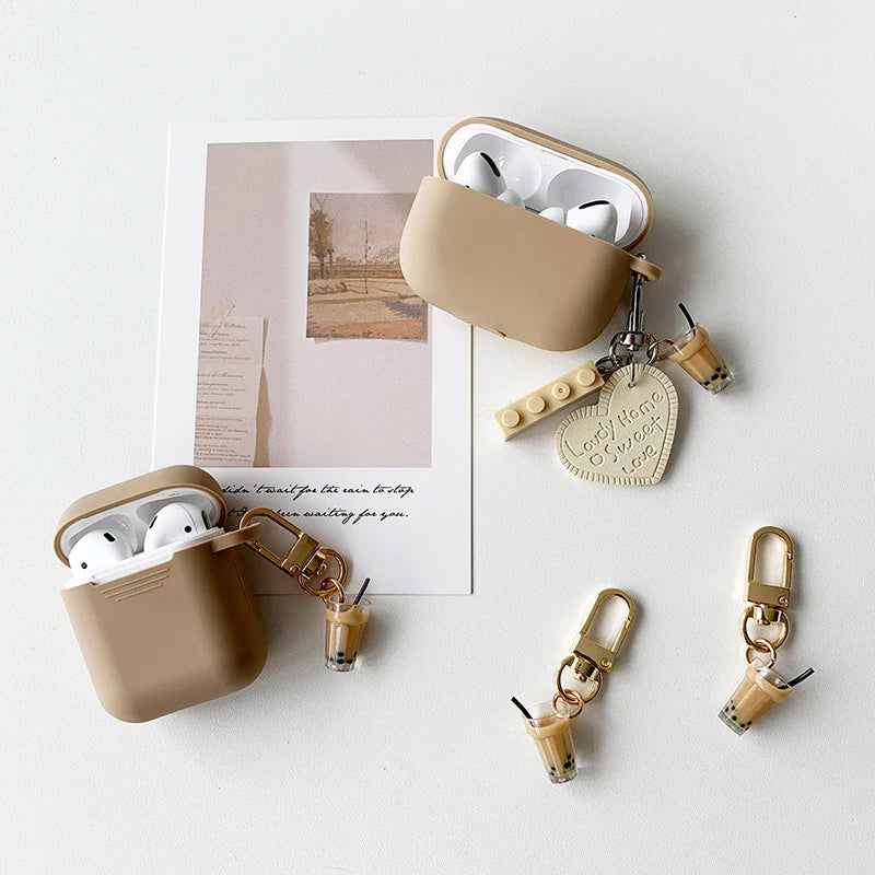 Coffee Keychain and Earphone Case
