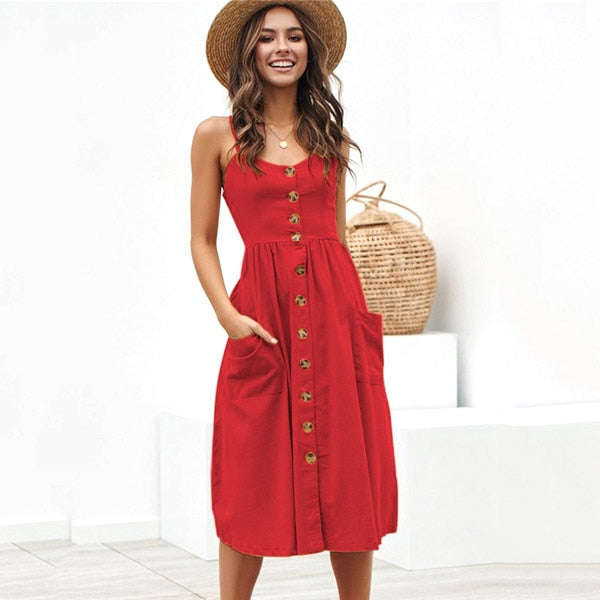 Button-Up Sundress