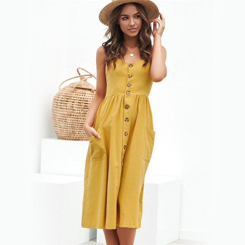 Button-Up Sundress