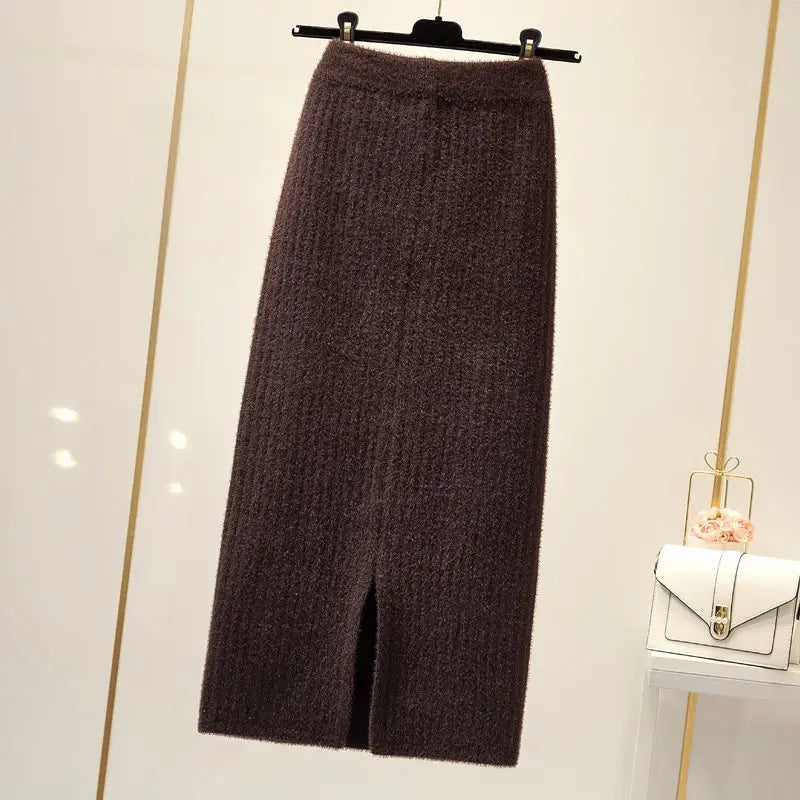 Warm Knitted Skirt