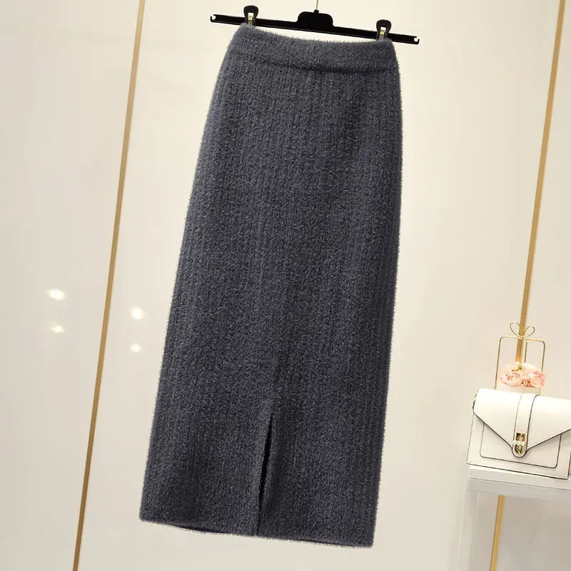 Warm Knitted Skirt