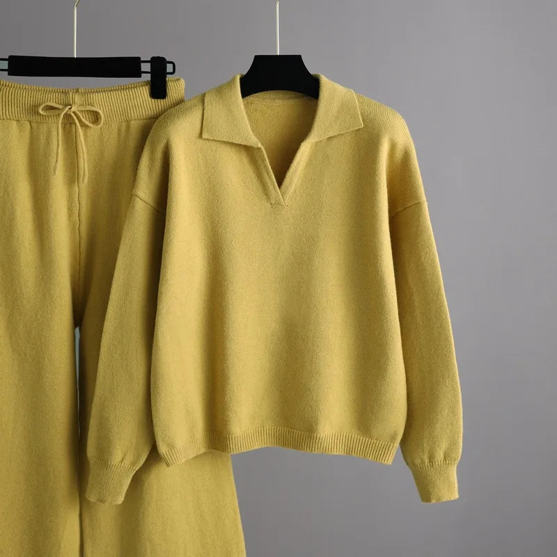 Cashmere Two Piece Sweater and Pants