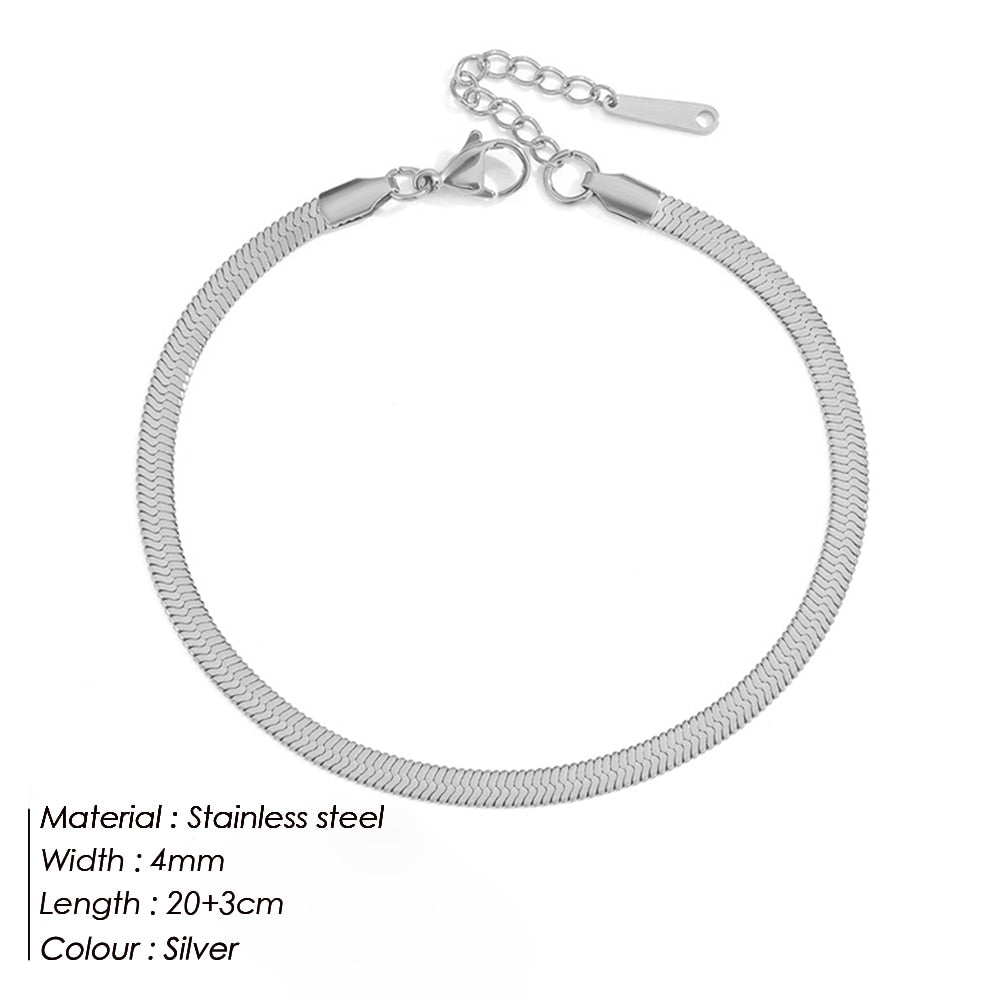Elegant Steel Anklet