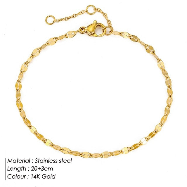 Elegant Steel Anklet