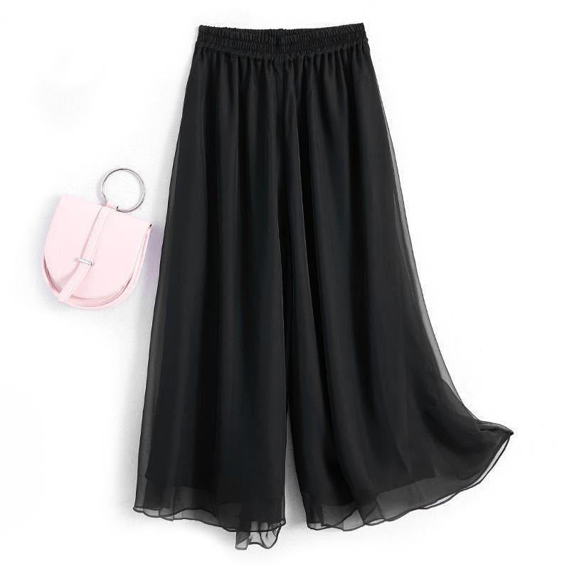 Chiffon Wide Leg Pants