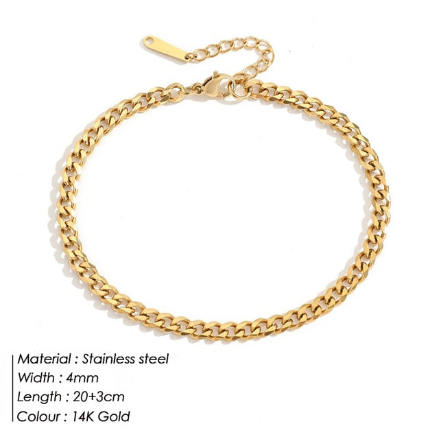 Elegant Steel Anklet