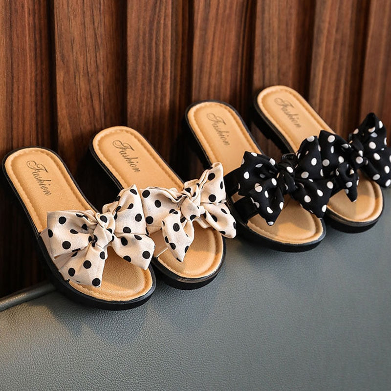 Bow Open-Toe Sandals