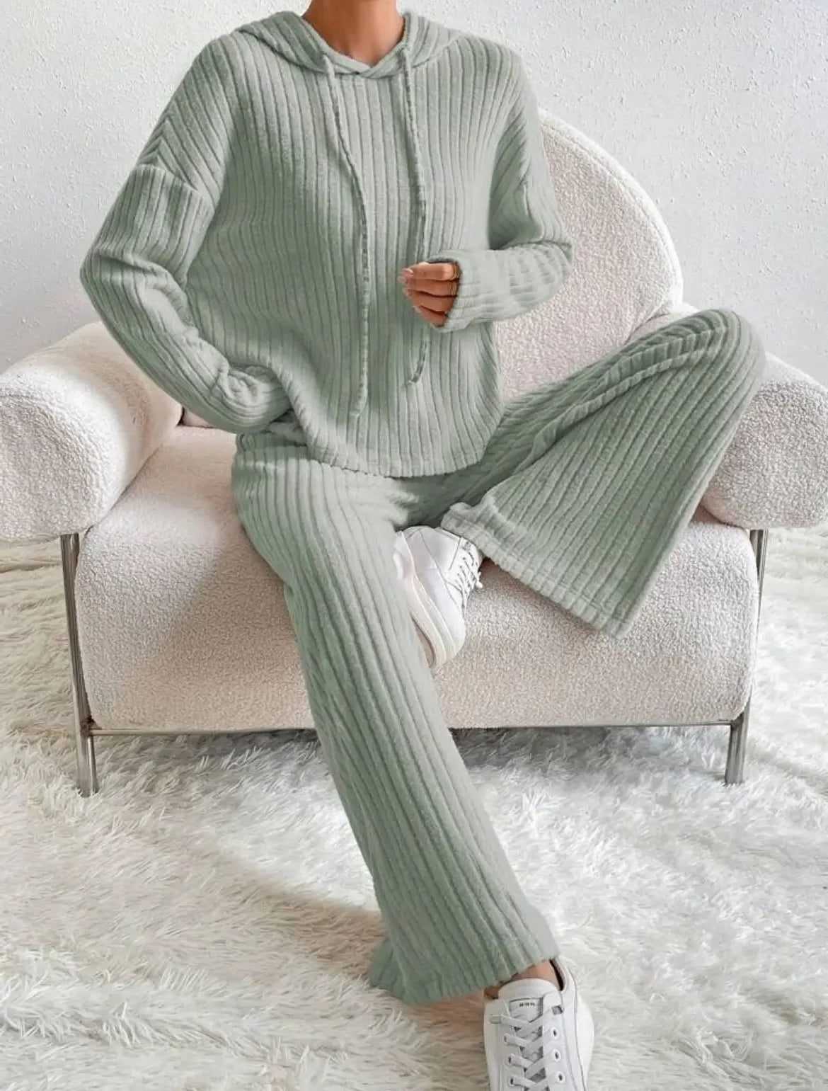 Long Sleeve Hooded Casual set