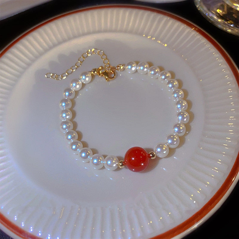 Pearl Zircon Bracelet
