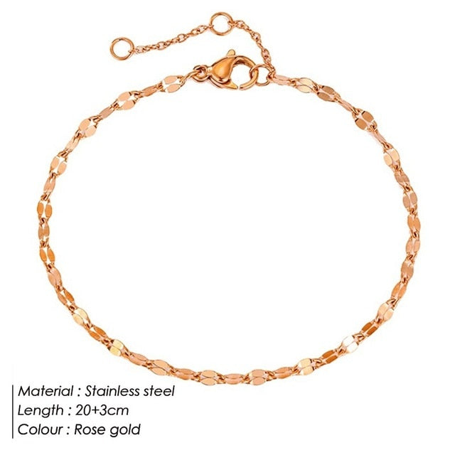 Elegant Steel Anklet