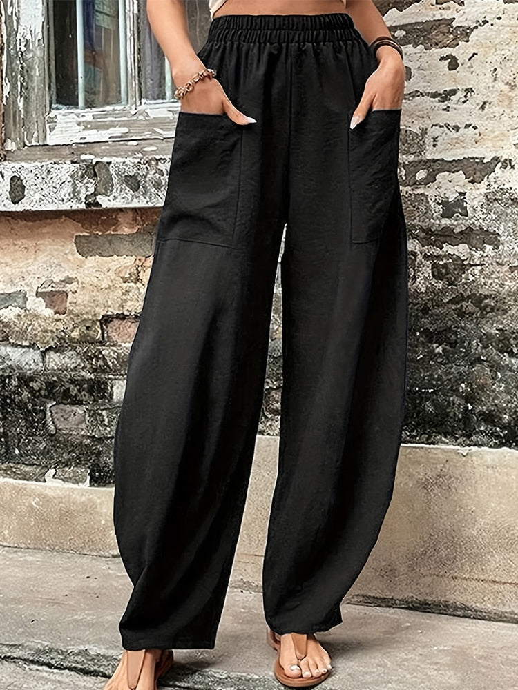 Oversized Linen Pants