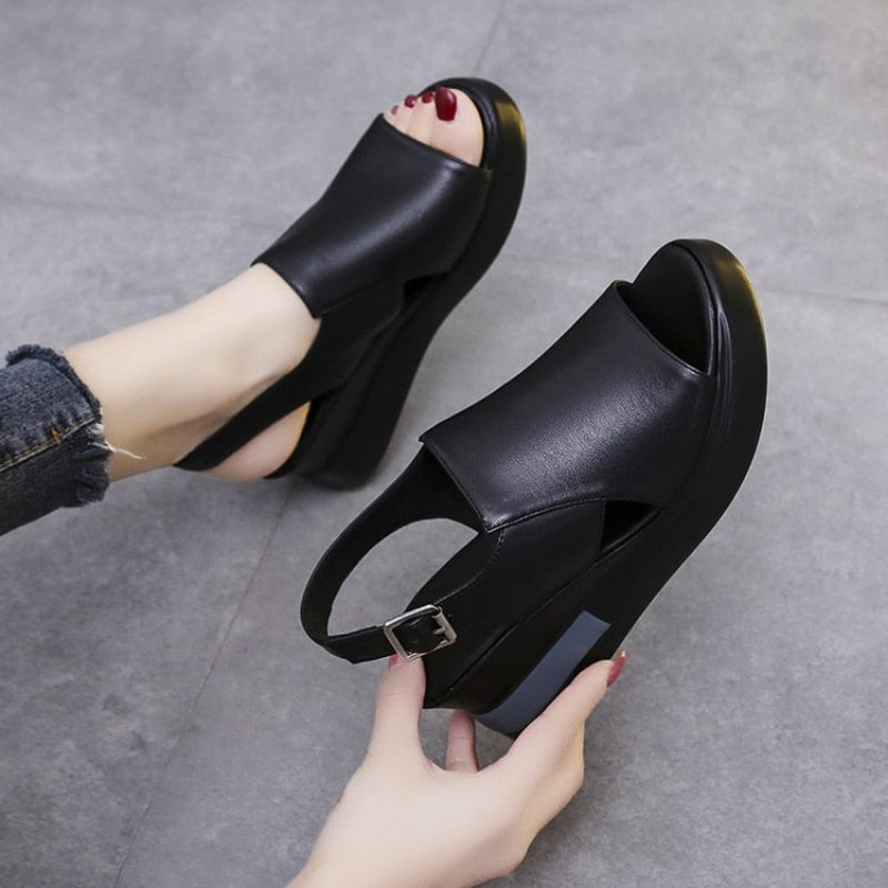 Fish Mouth Sandals