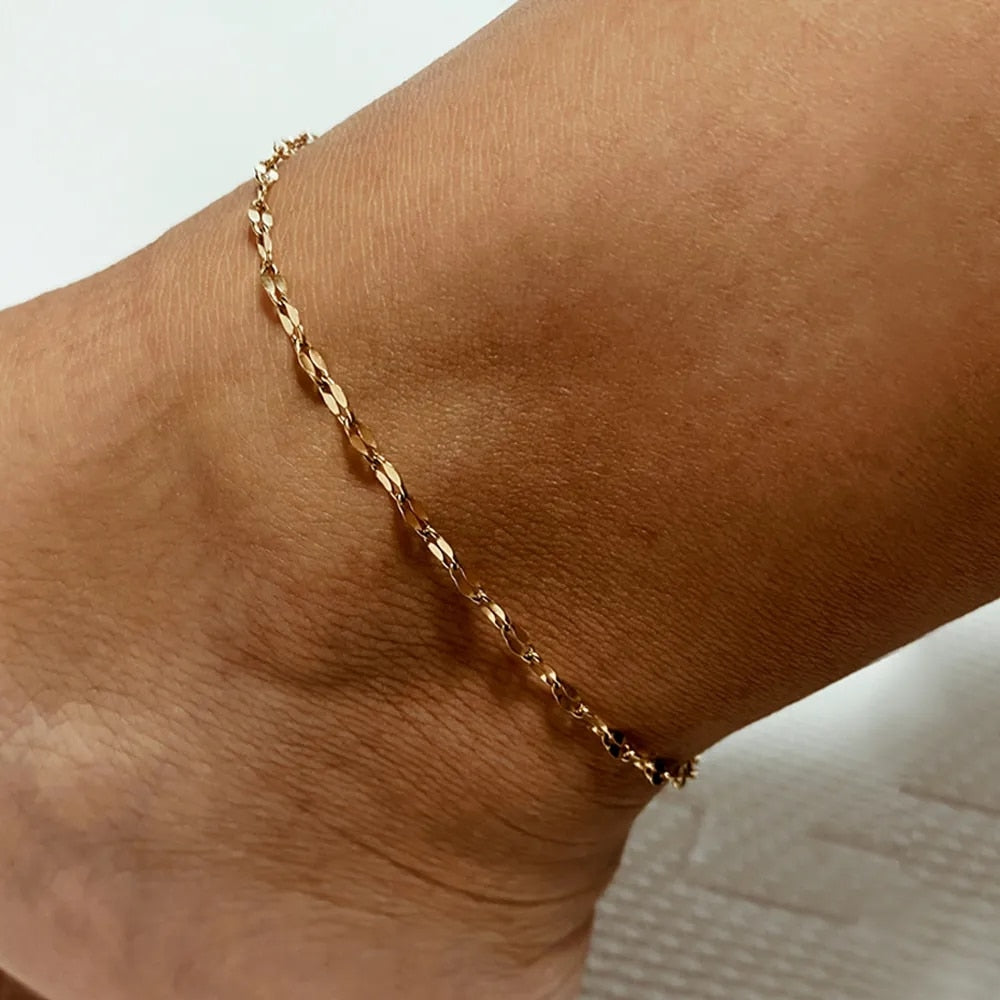 Elegant Steel Anklet