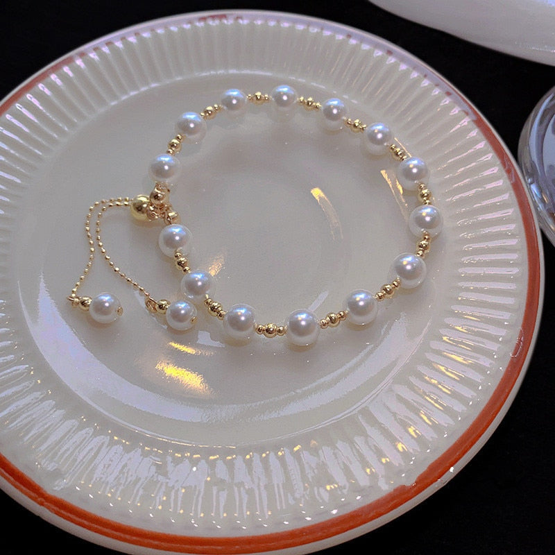 Pearl Zircon Bracelet