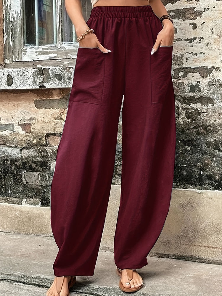 Oversized Linen Pants