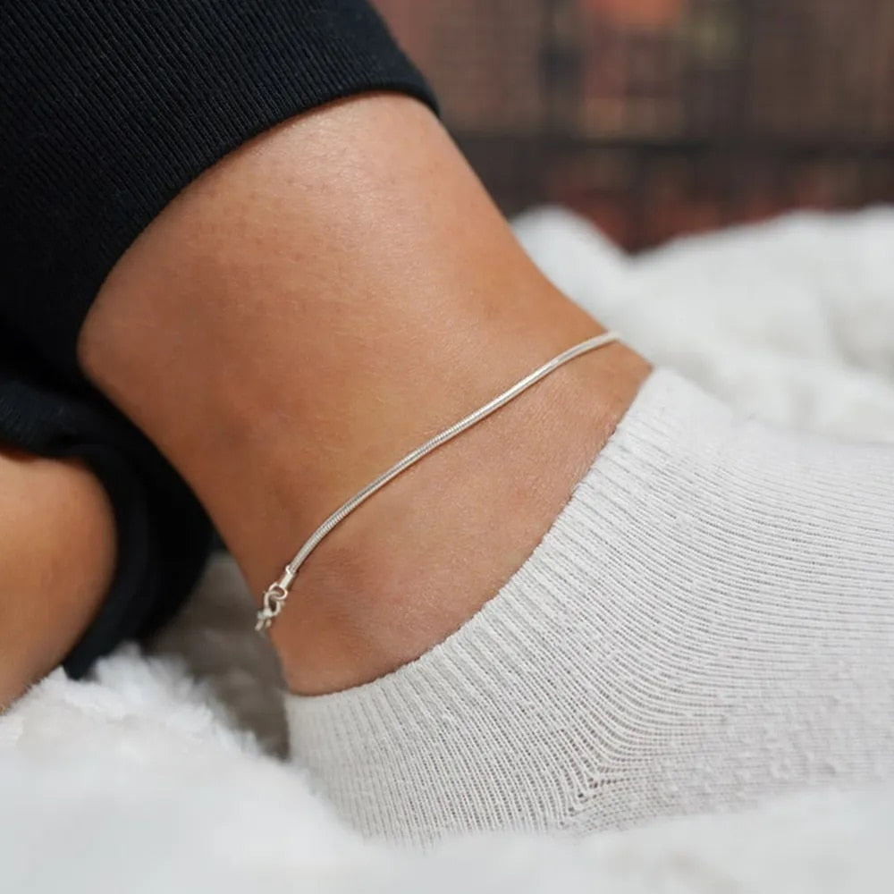Elegant Steel Anklet