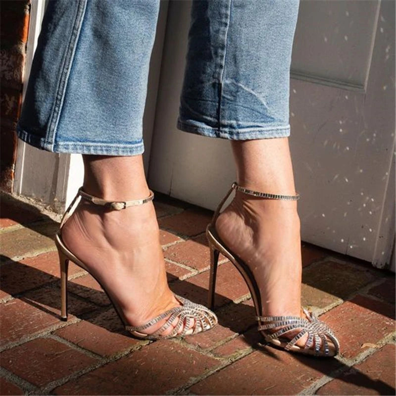 Ankle Strap High Heels