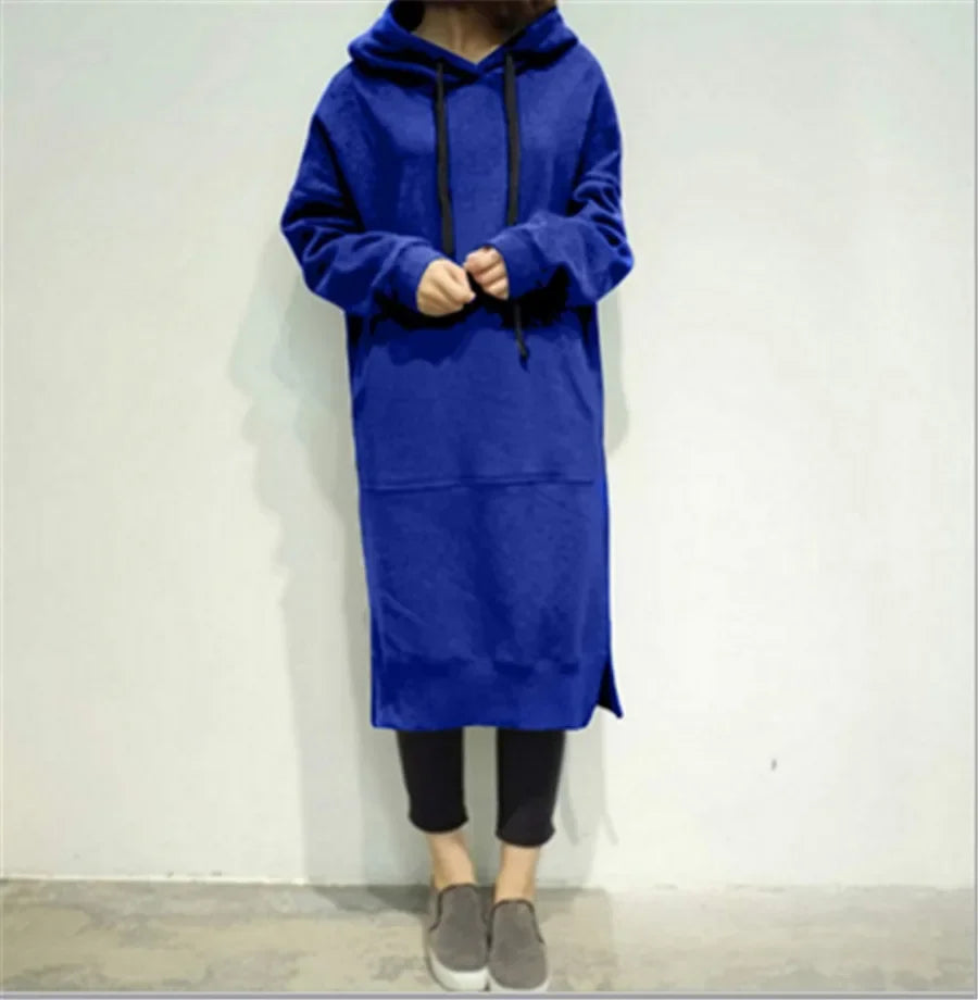 Loose Hooded Sweatshirt