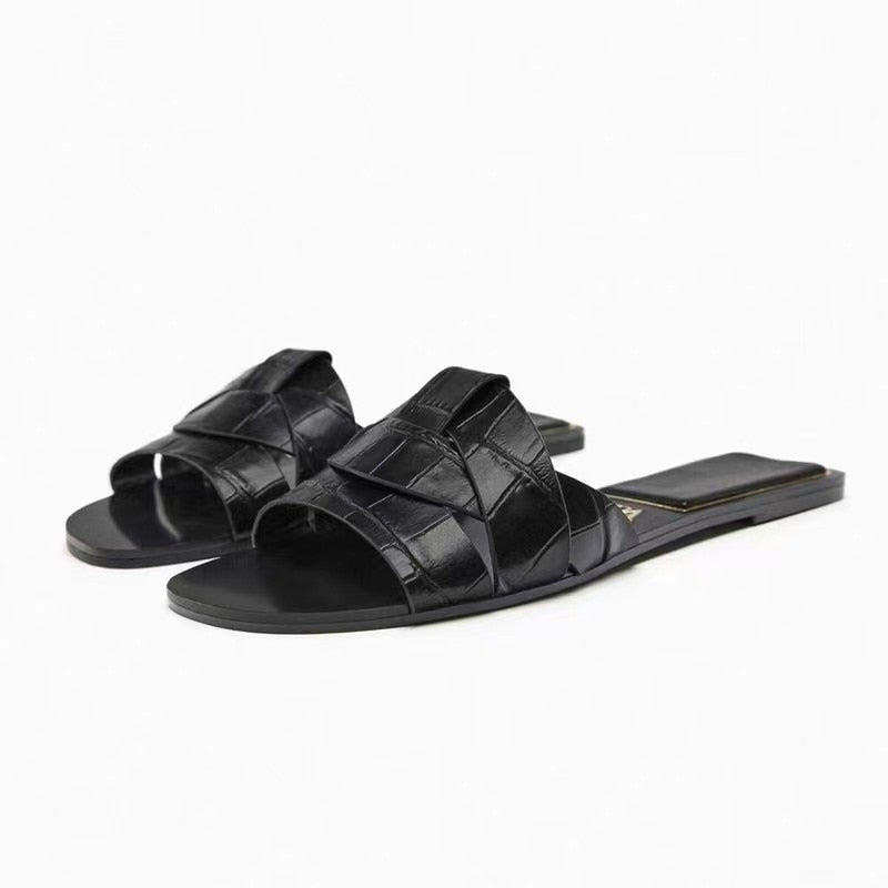 Square-toe Sandals