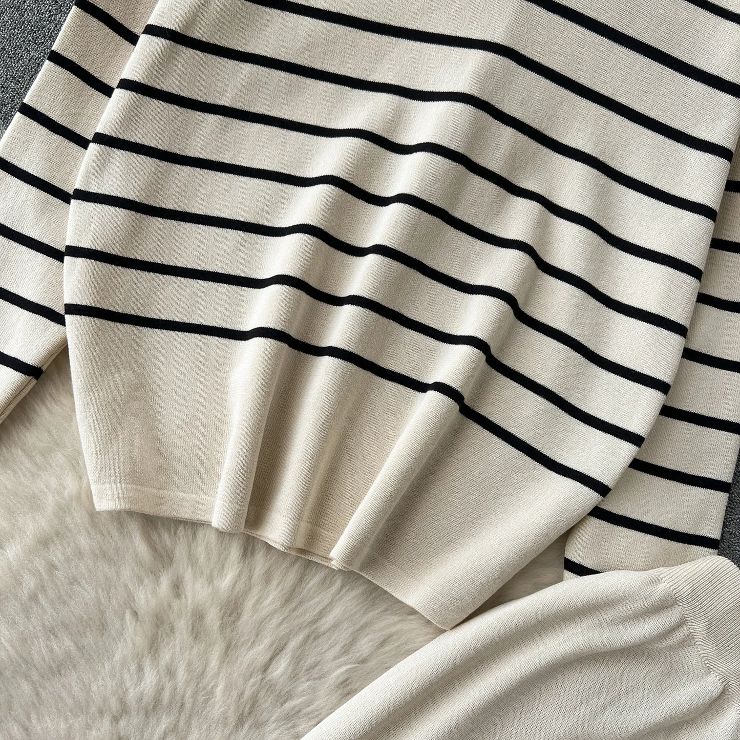 Long Sleeve Top Sweater Pant Set