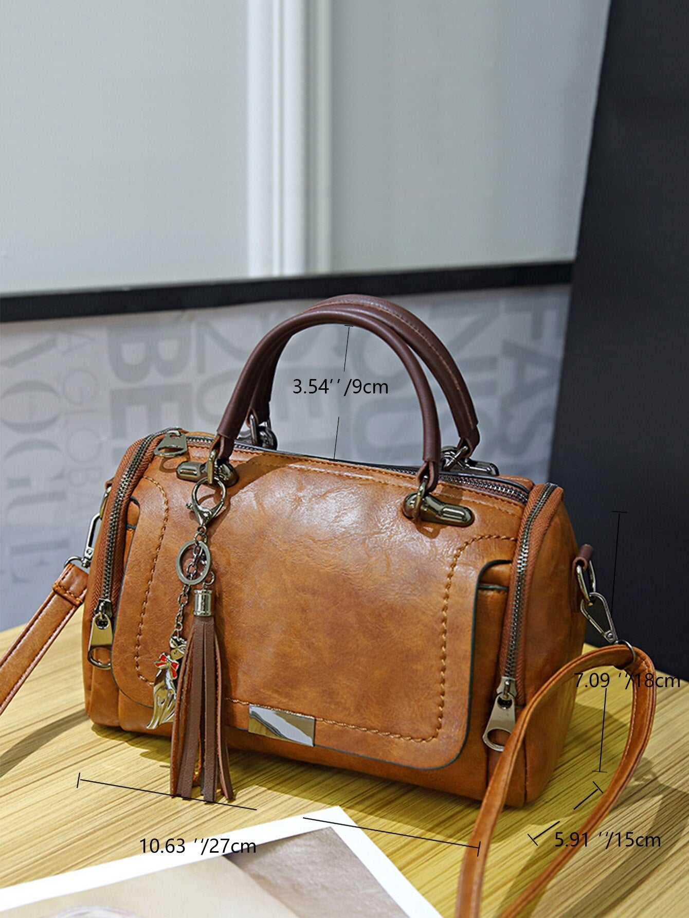 Rustic Leather Handbag