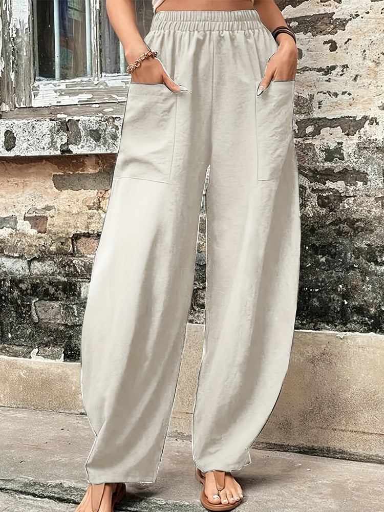 Oversized Linen Pants