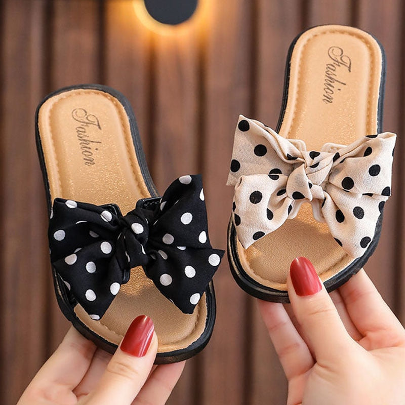 Bow Open-Toe Sandals
