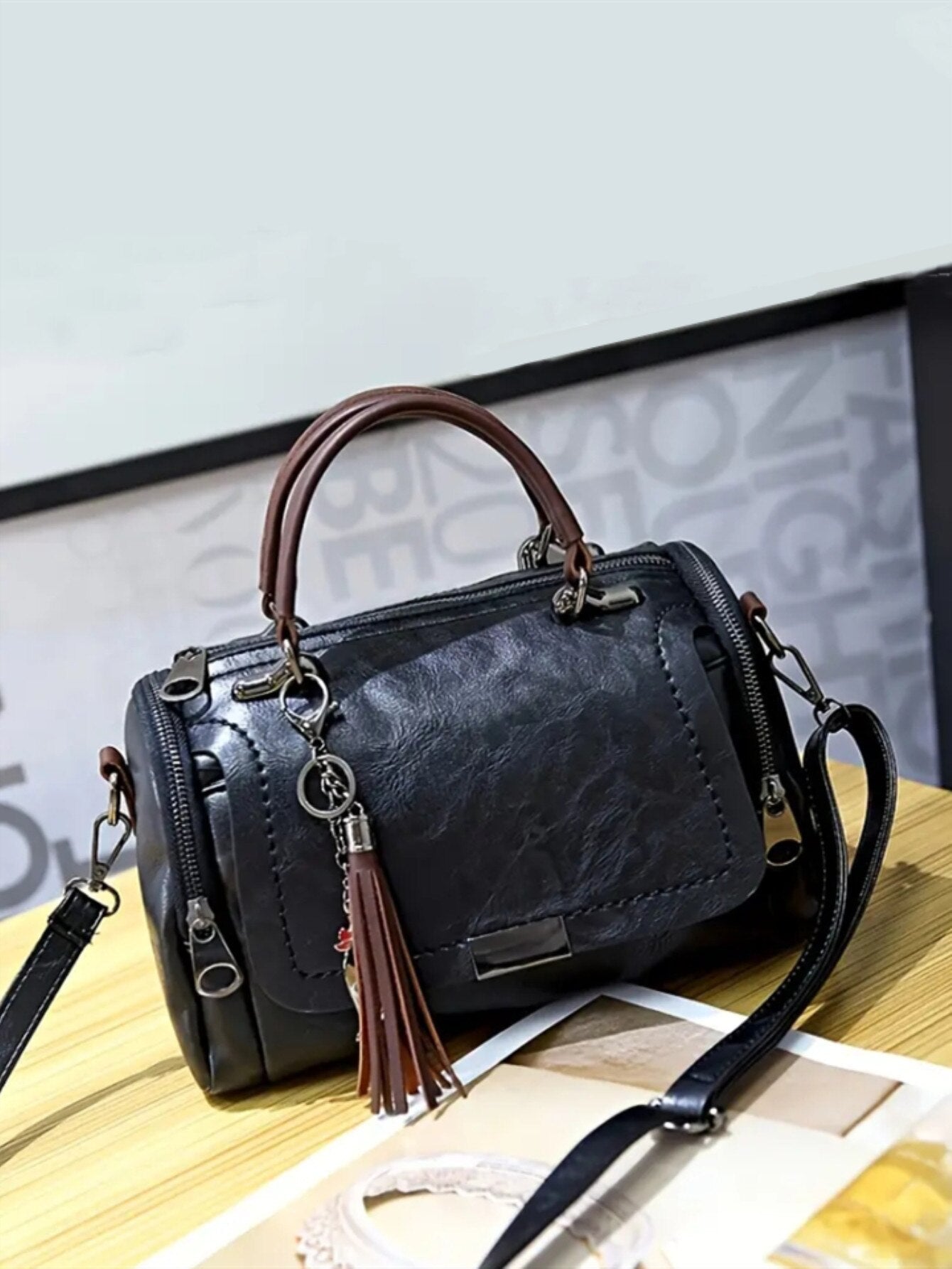 Rustic Leather Handbag
