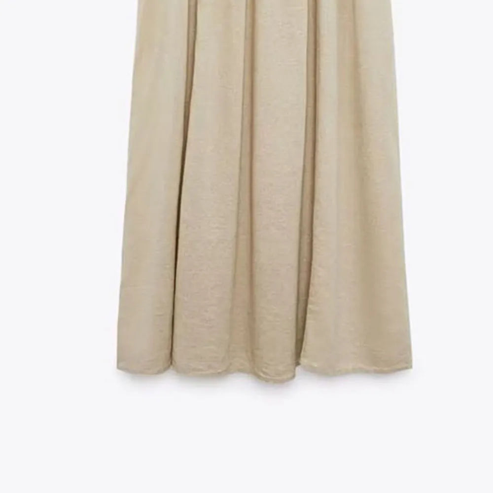 Embroidered Strap Summer Dress