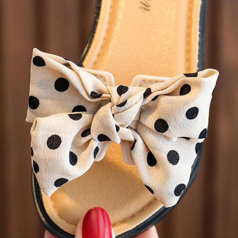 Bow Open-Toe Sandals