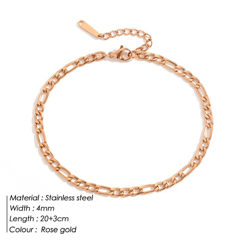 Elegant Steel Anklet