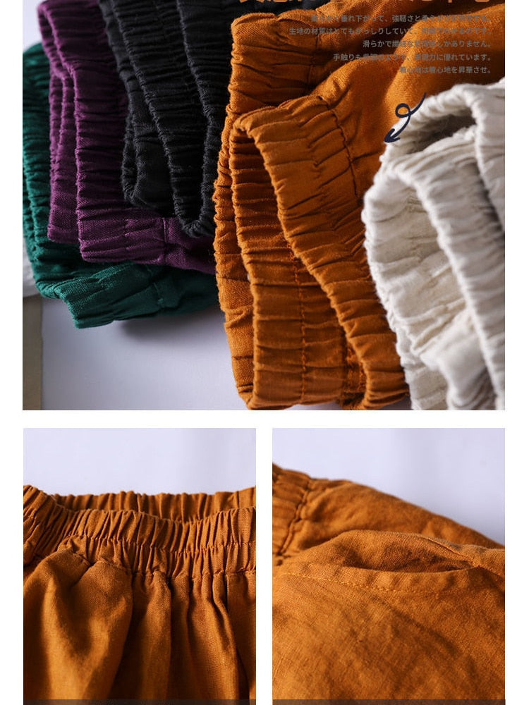 Relaxed-Fit Capri Trousers