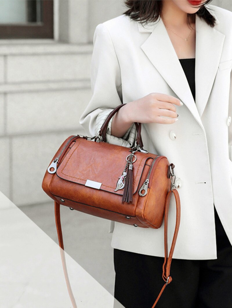 Rustic Leather Handbag