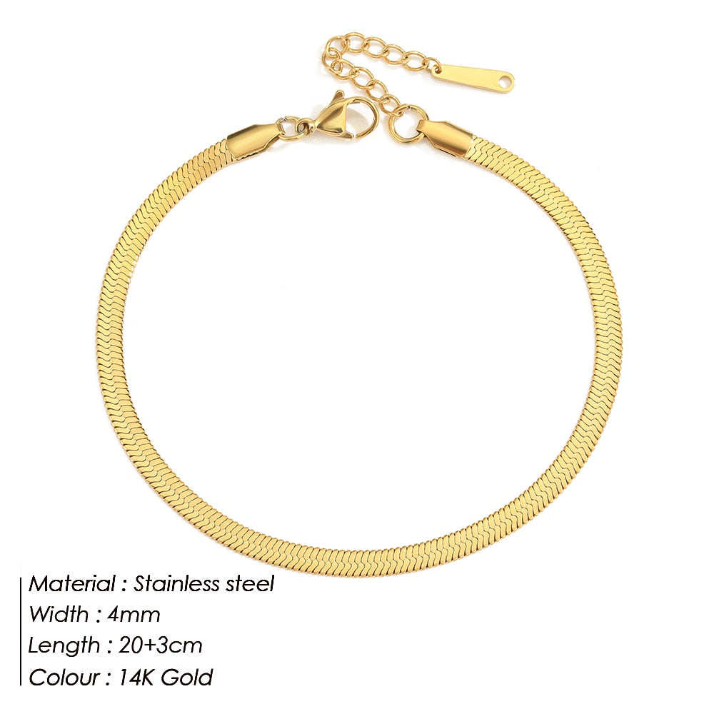 Elegant Steel Anklet