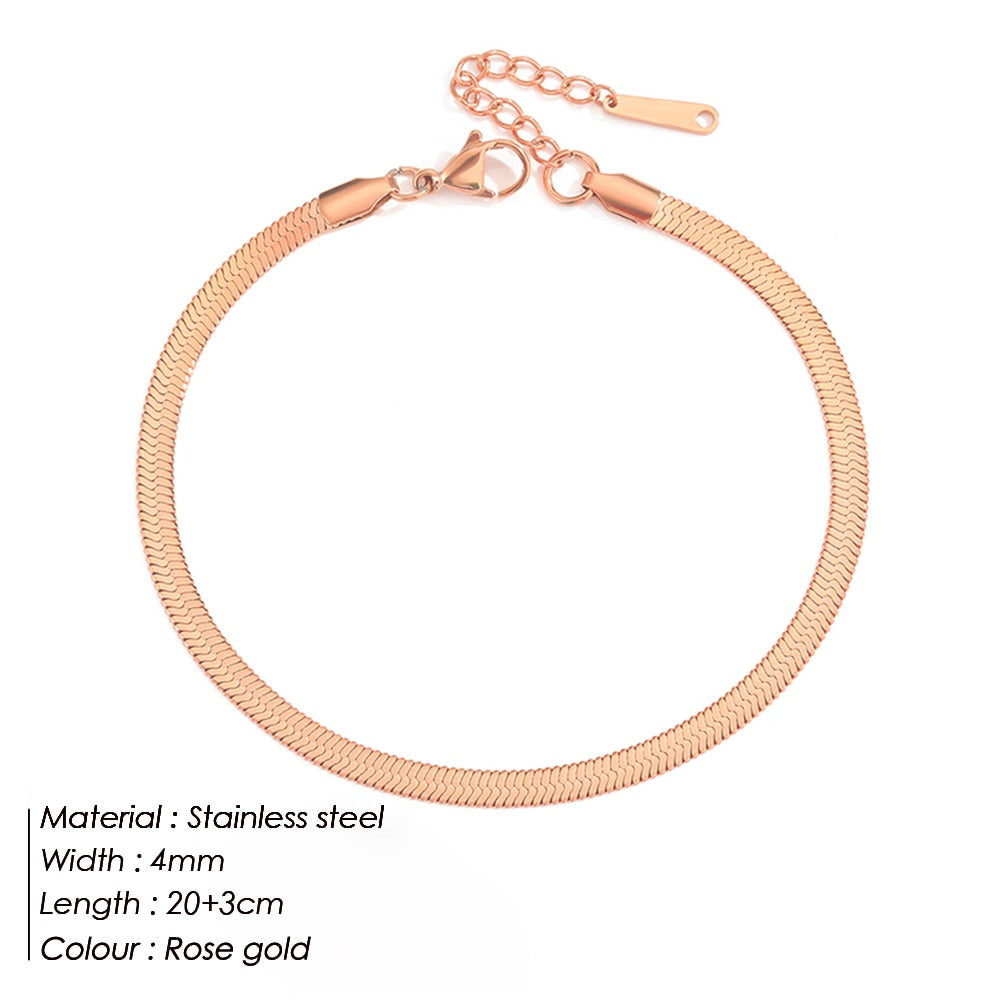 Elegant Steel Anklet
