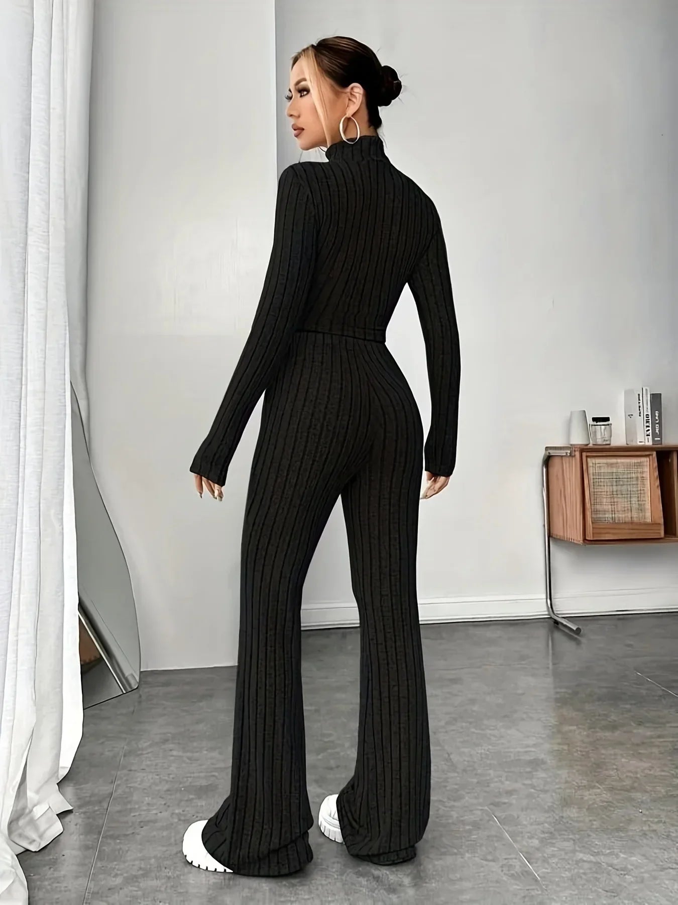 Knitted 2 Piece Sets Women Tracksuit