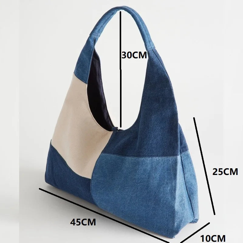 Denim Shoulder Handbags