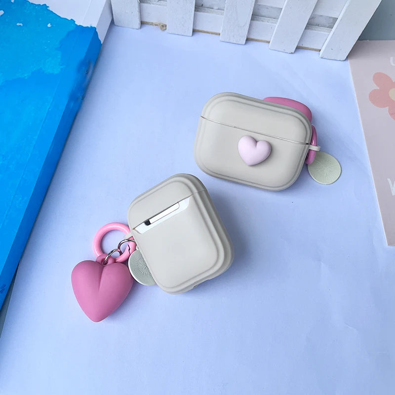 Heart Silicone Earphones Case