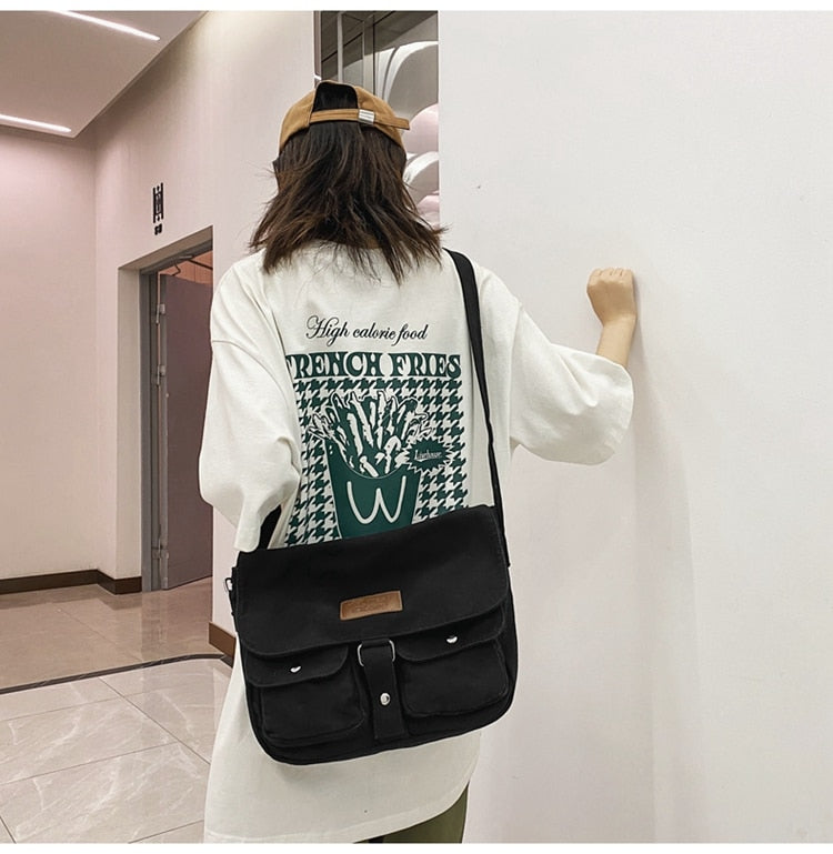 Canvas Shoulder Bag
