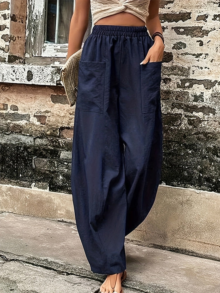 Oversized Linen Pants