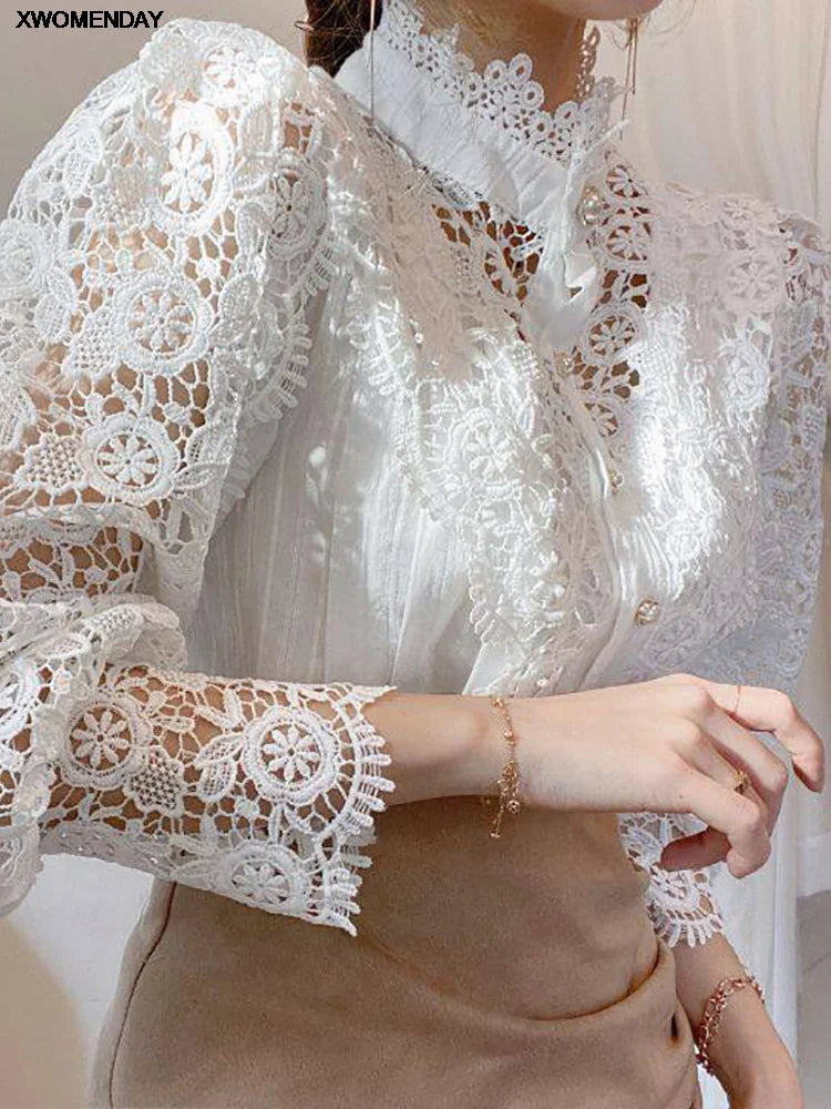 Lace Long Sleeve Top